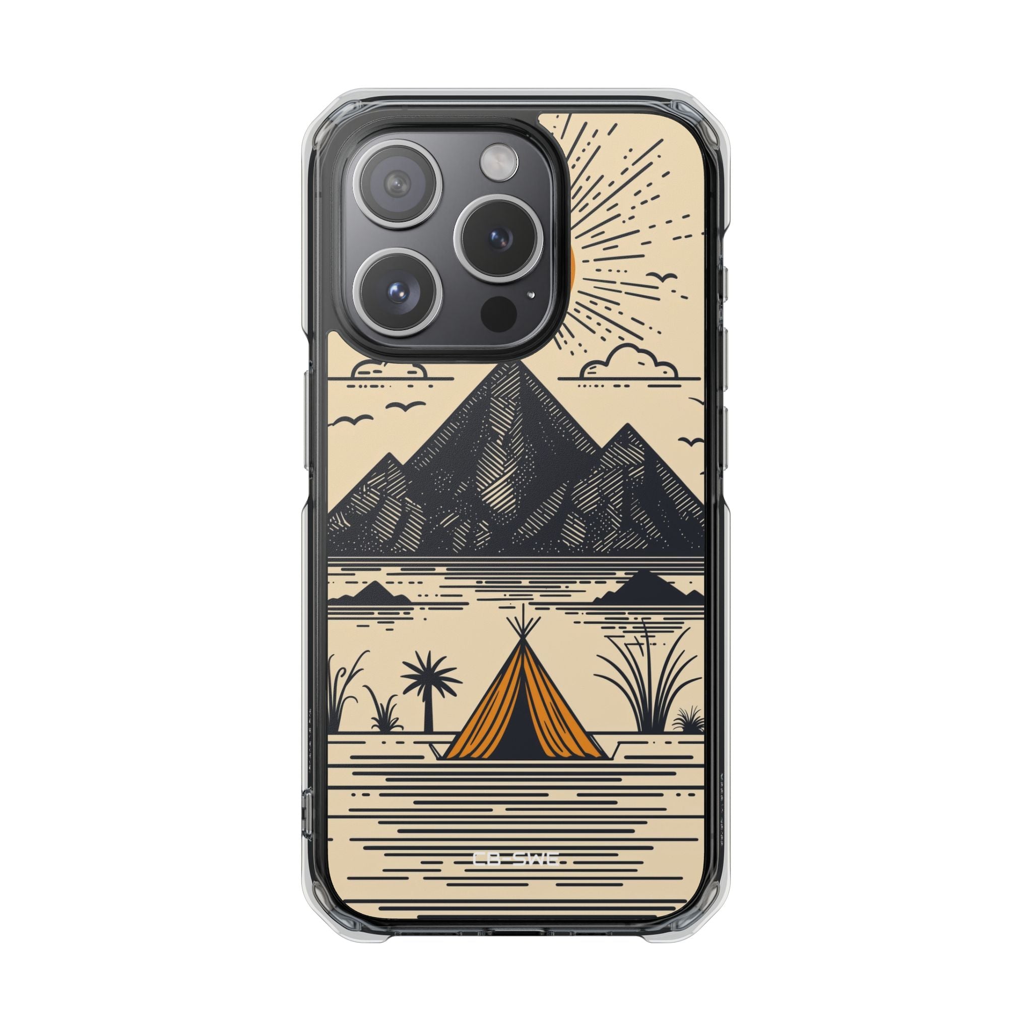 Golden Tent Awaits iPhone Case - Impact