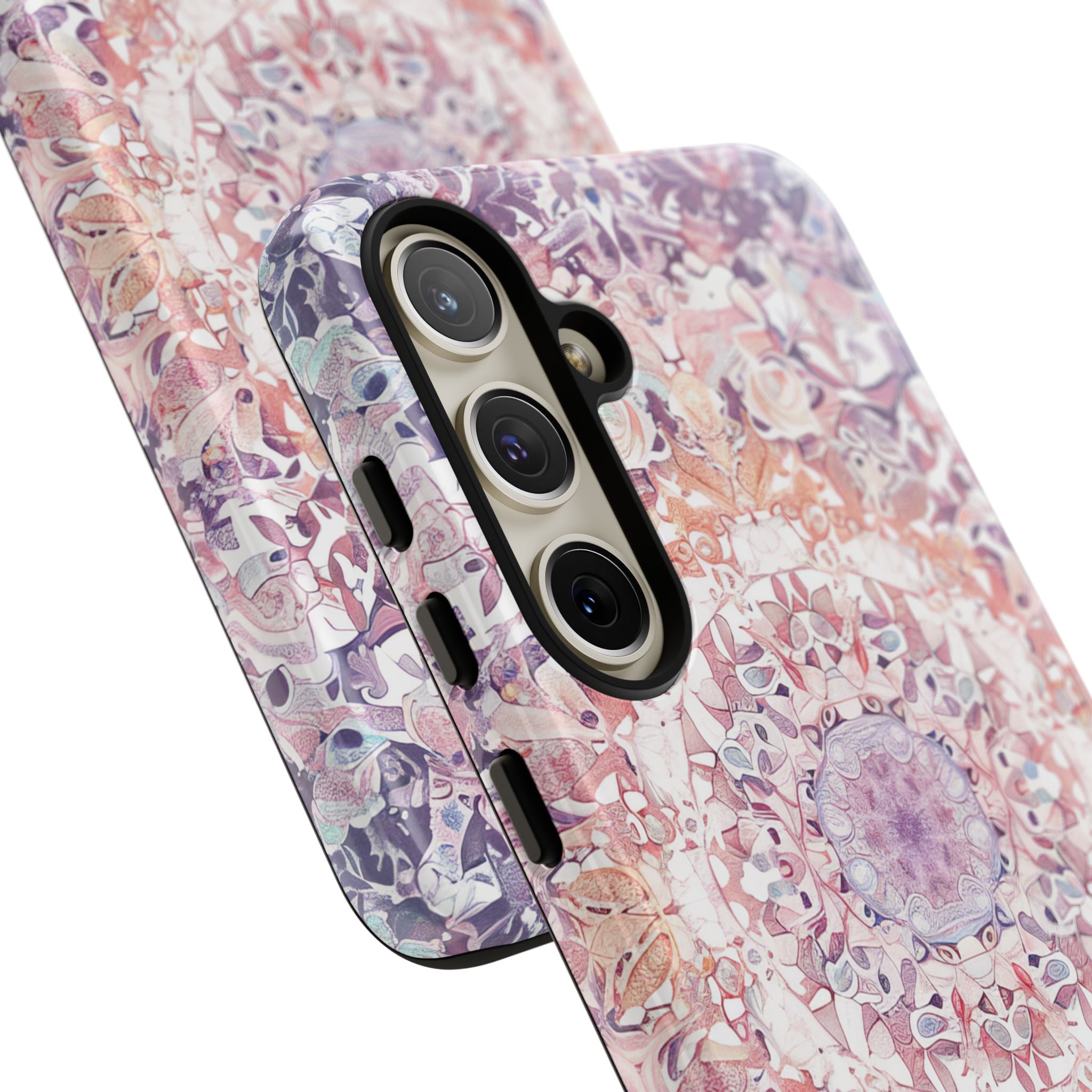 Purple Pink Mandala - Tough Samsung S24 Phone Case