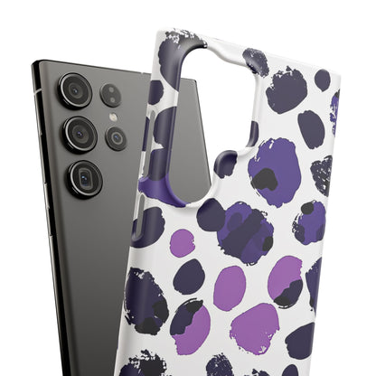 Purple Inkblots Samsung S23 - Slim Phone Case