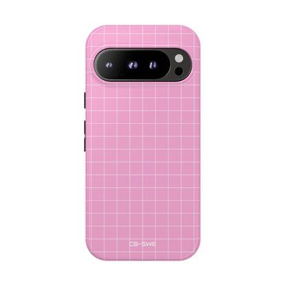 Pink Squares Align - Google Pixel Case