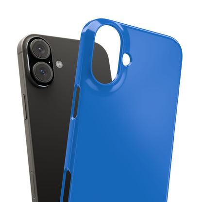 Bright Navy Blue - Slim iPhone 16 Phone Case