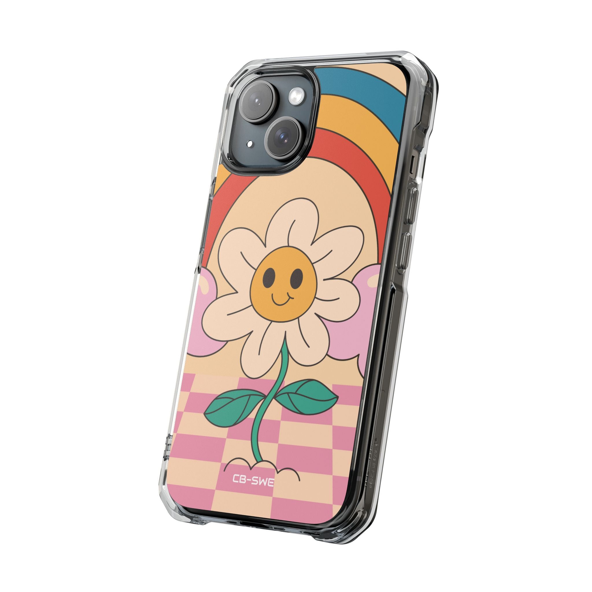 Joyful Retro Bloom iPhone Case - Impact
