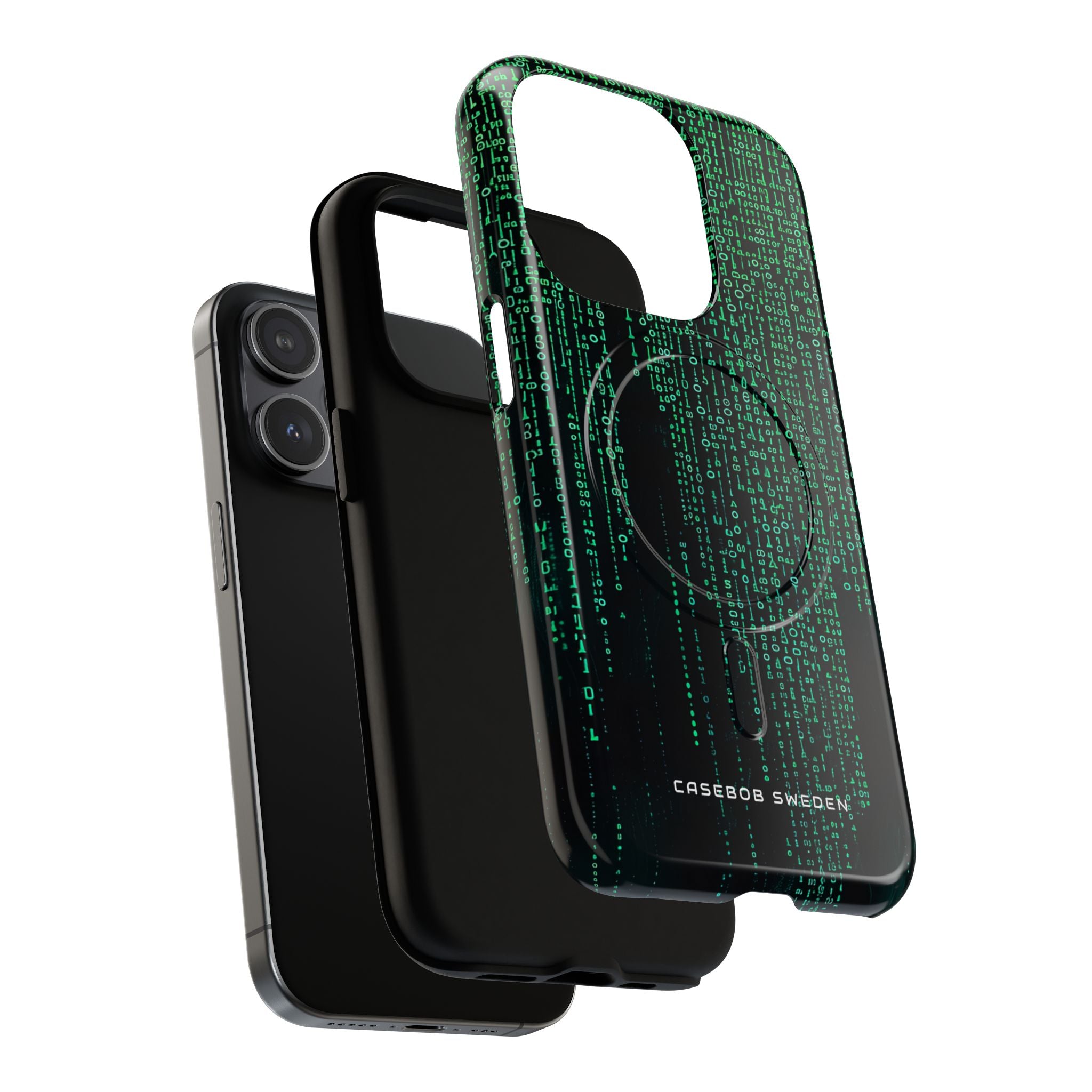 Matrix Gradient Flow iPhone 15 | Tough+ Phone Case