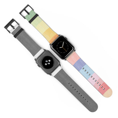 Pastel Rainbow Glow - Watch Band