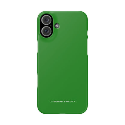 Forest Green iPhone 16 - Slim Phone Case