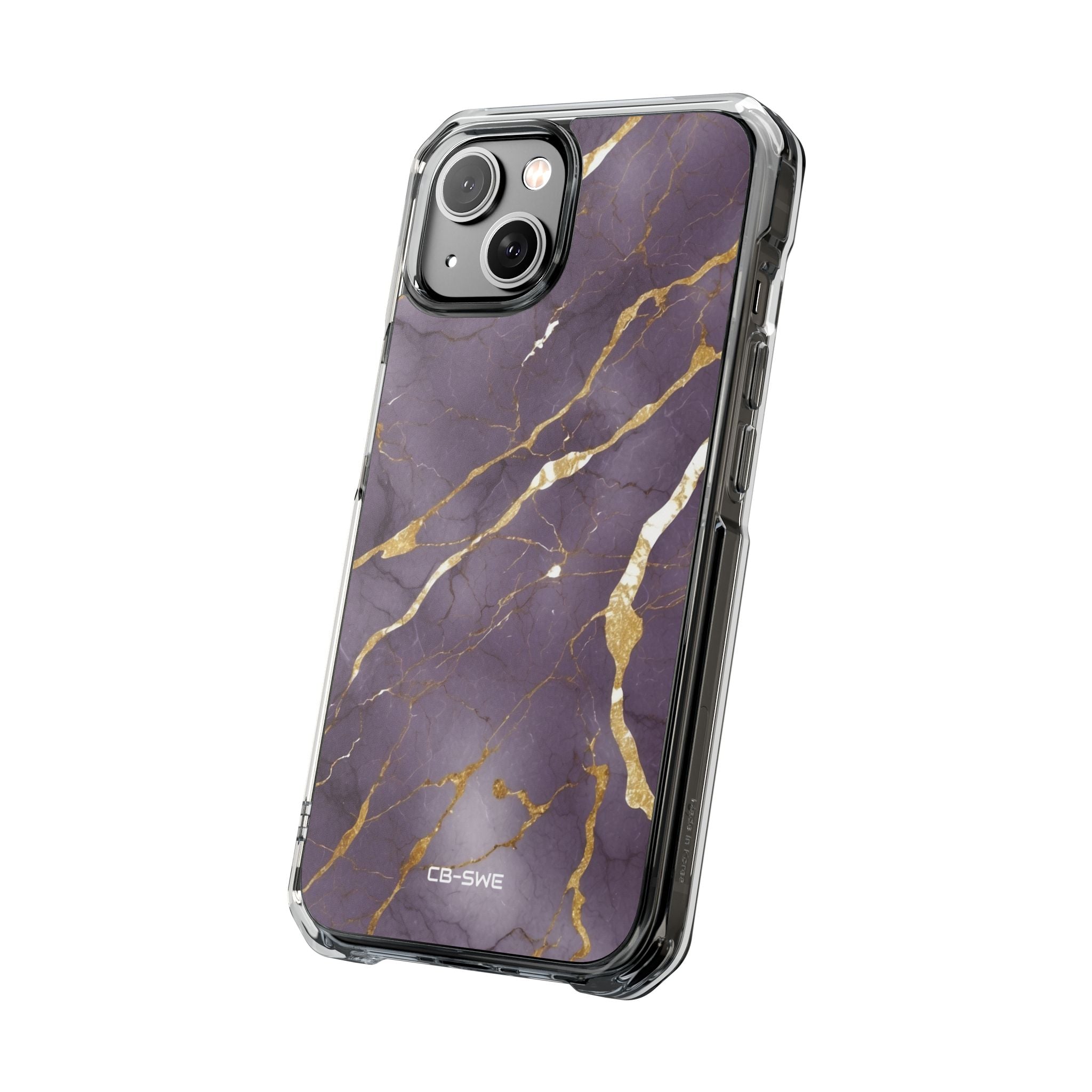 Golden Veins Flowing iPhone Case - Impact