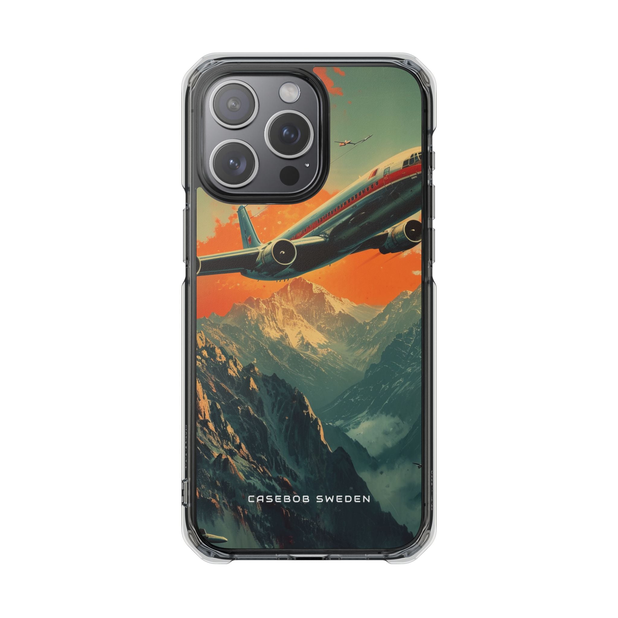 Vintage Skyward Adventure iPhone 15 - Clear Impact Phone Case