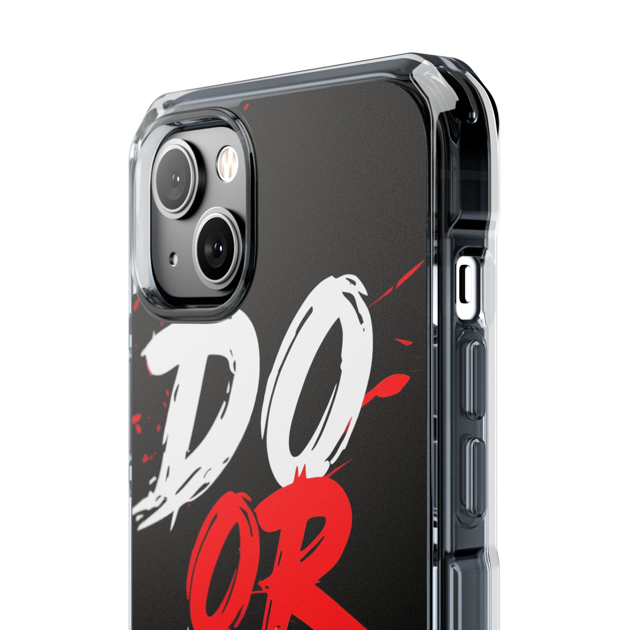 Intense Typography Contrast iPhone Case - Impact