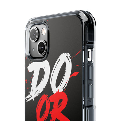 Intense Typography Contrast iPhone Case - Impact