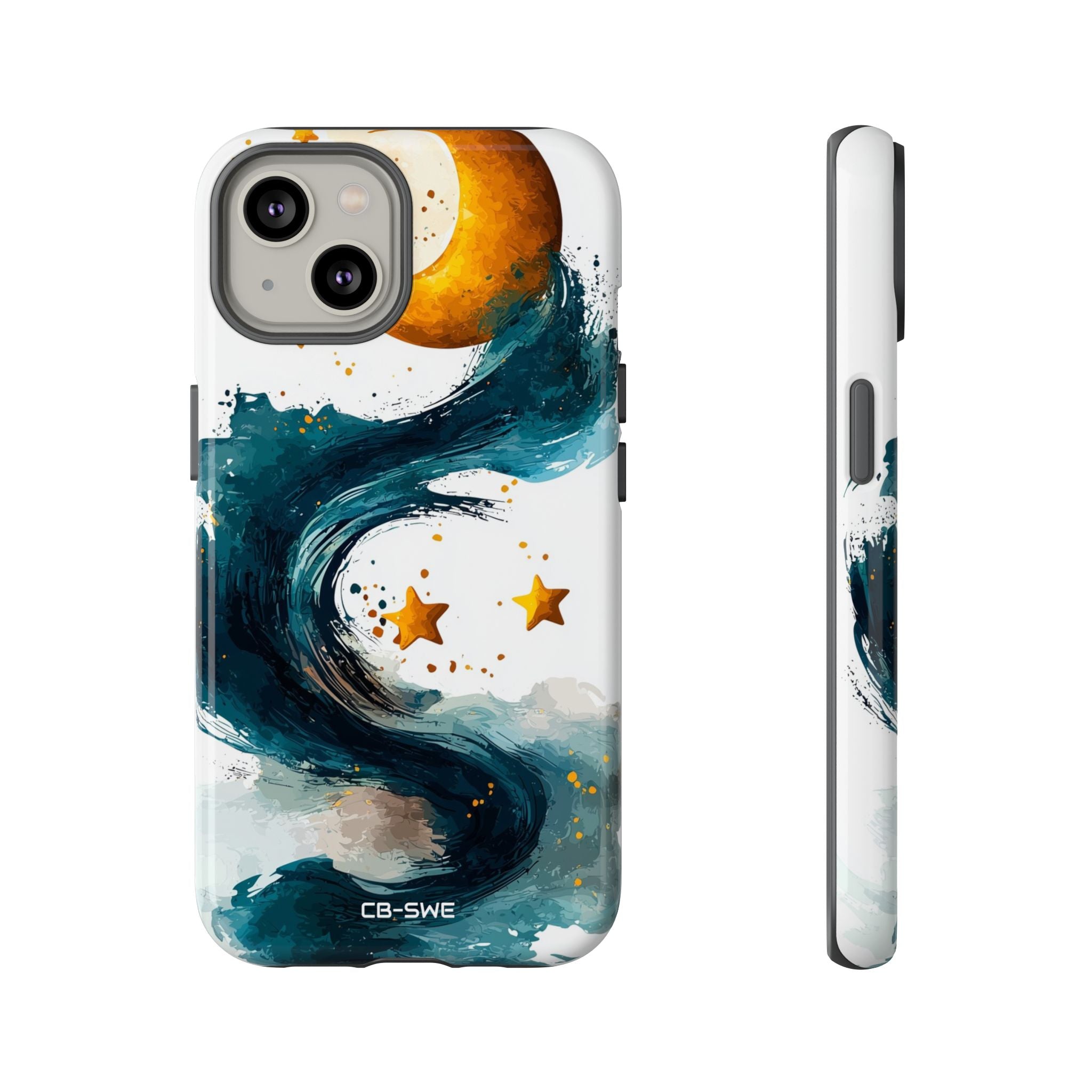 Celestial Waves Dance - iPhone Case
