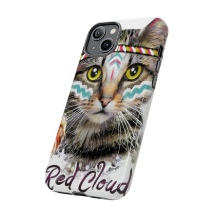 Red Cloud Cat - Protective Phone Case