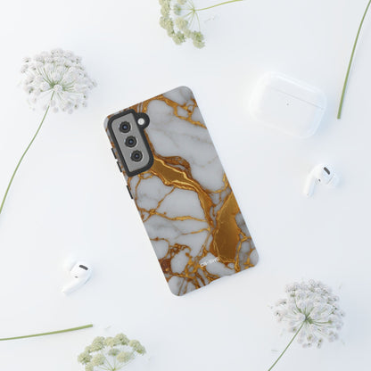Golden Veins Flow - Samsung Case