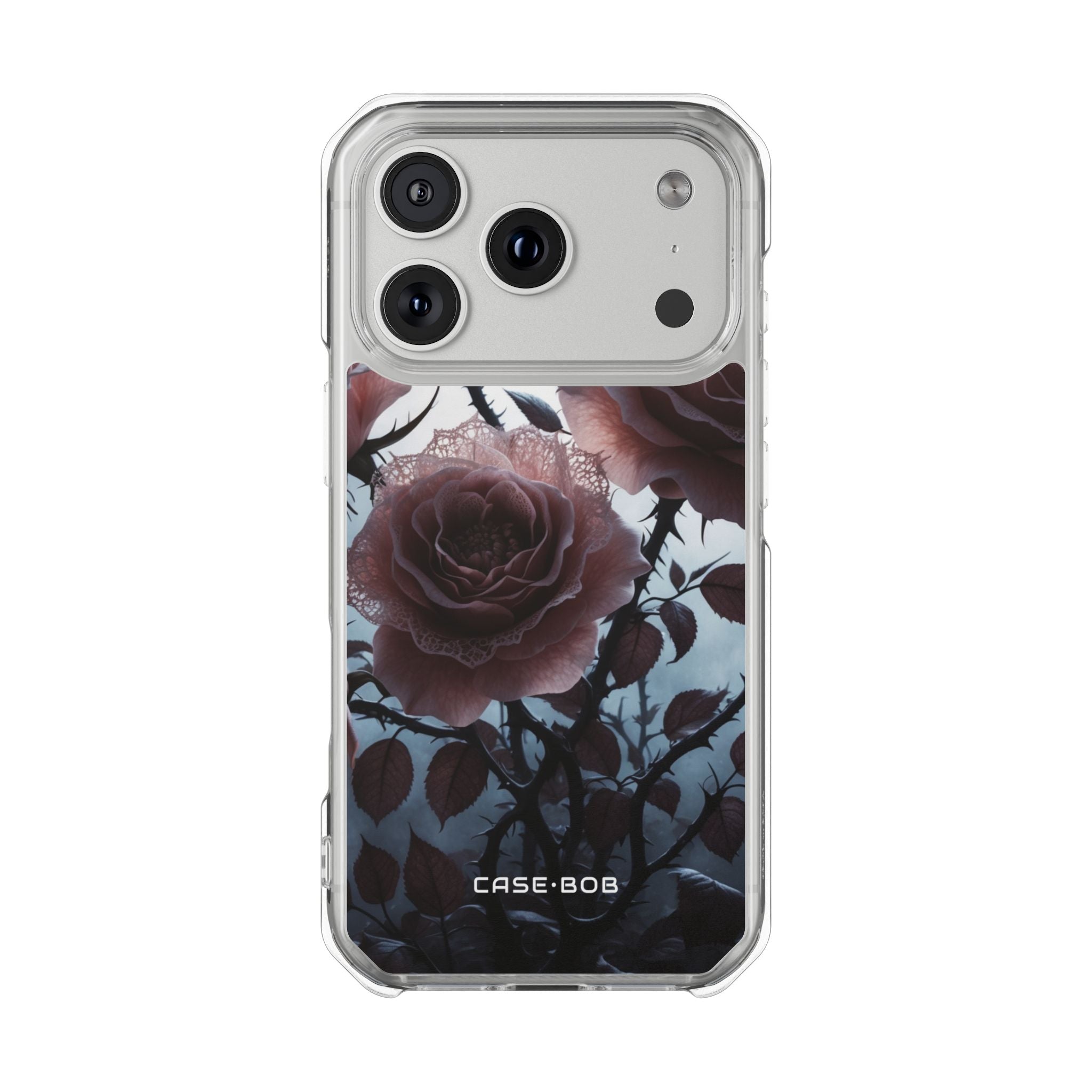 Lace Rose Moon iPhone 17 Pro Case - Impact