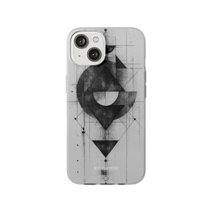 Monochrome Geometry | Flexible Phone Case for iPhone