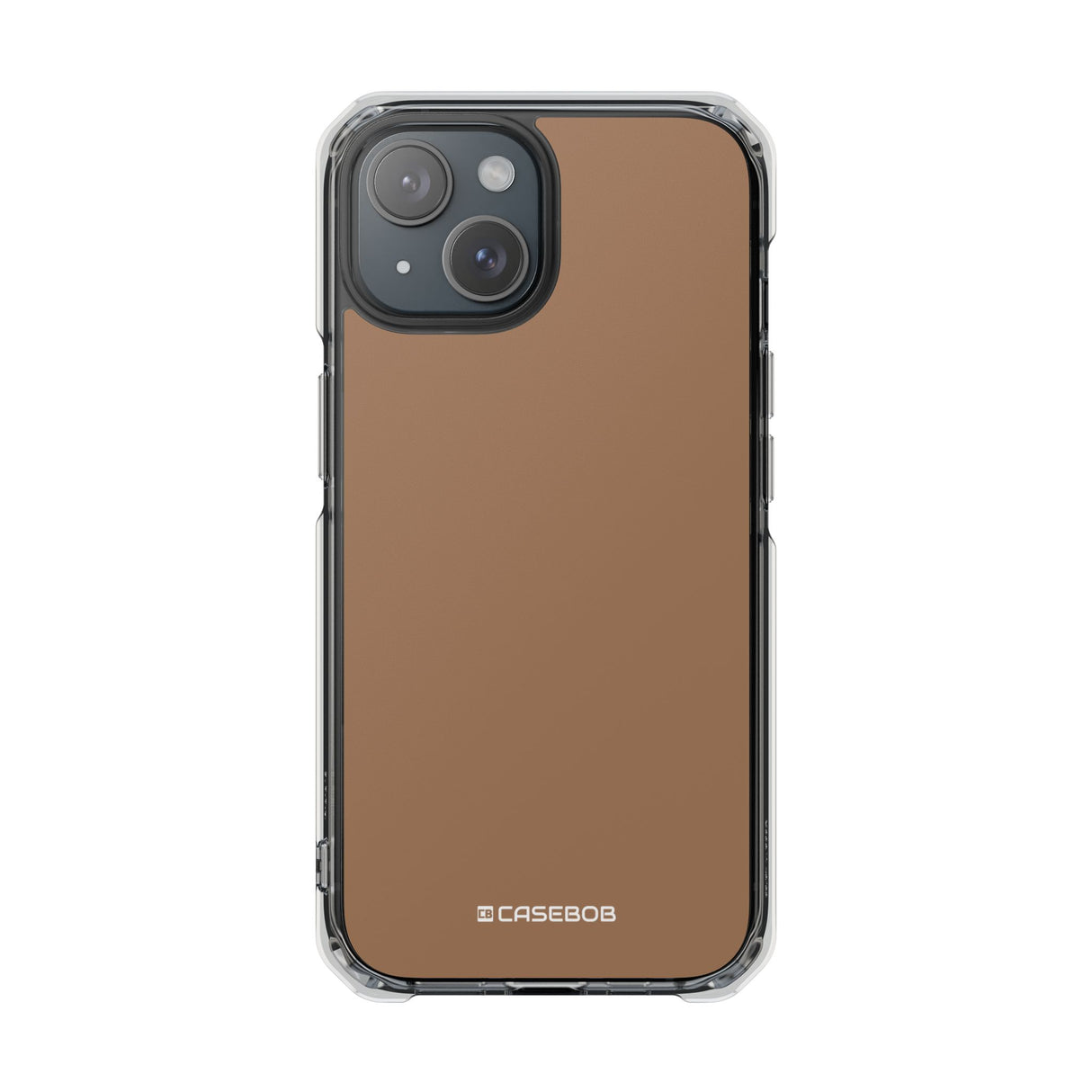 Chamoisee Brown | Handyhülle für iPhone (Clear Impact Case – Magnetisch)