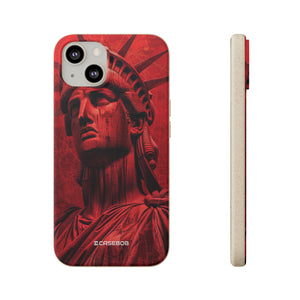 Red Liberty Revolution | Biodegradable Phone Case