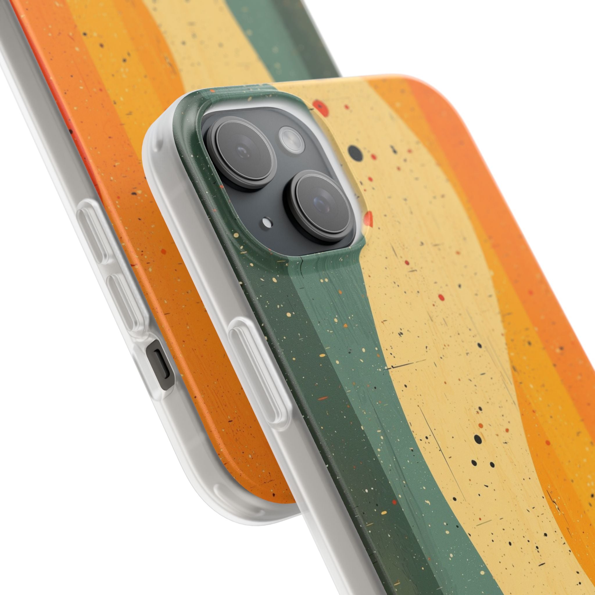 Wavy Forest Veil iPhone 15 Plus Case - Soft