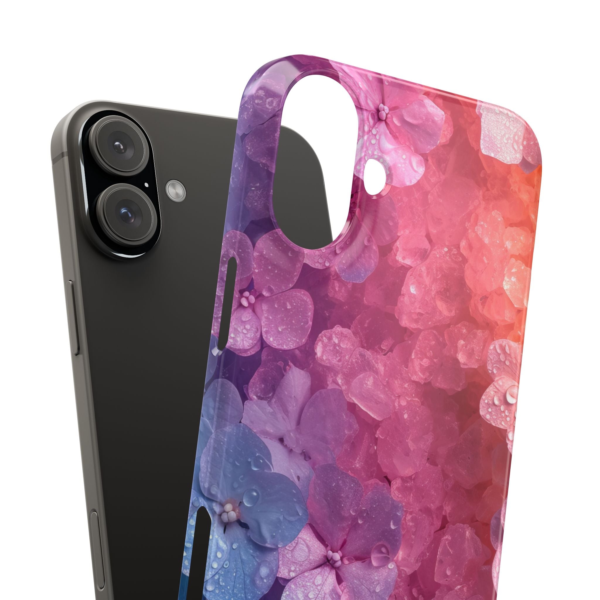 Floral Chill Blooms - Slim iPhone 16 Phone Case