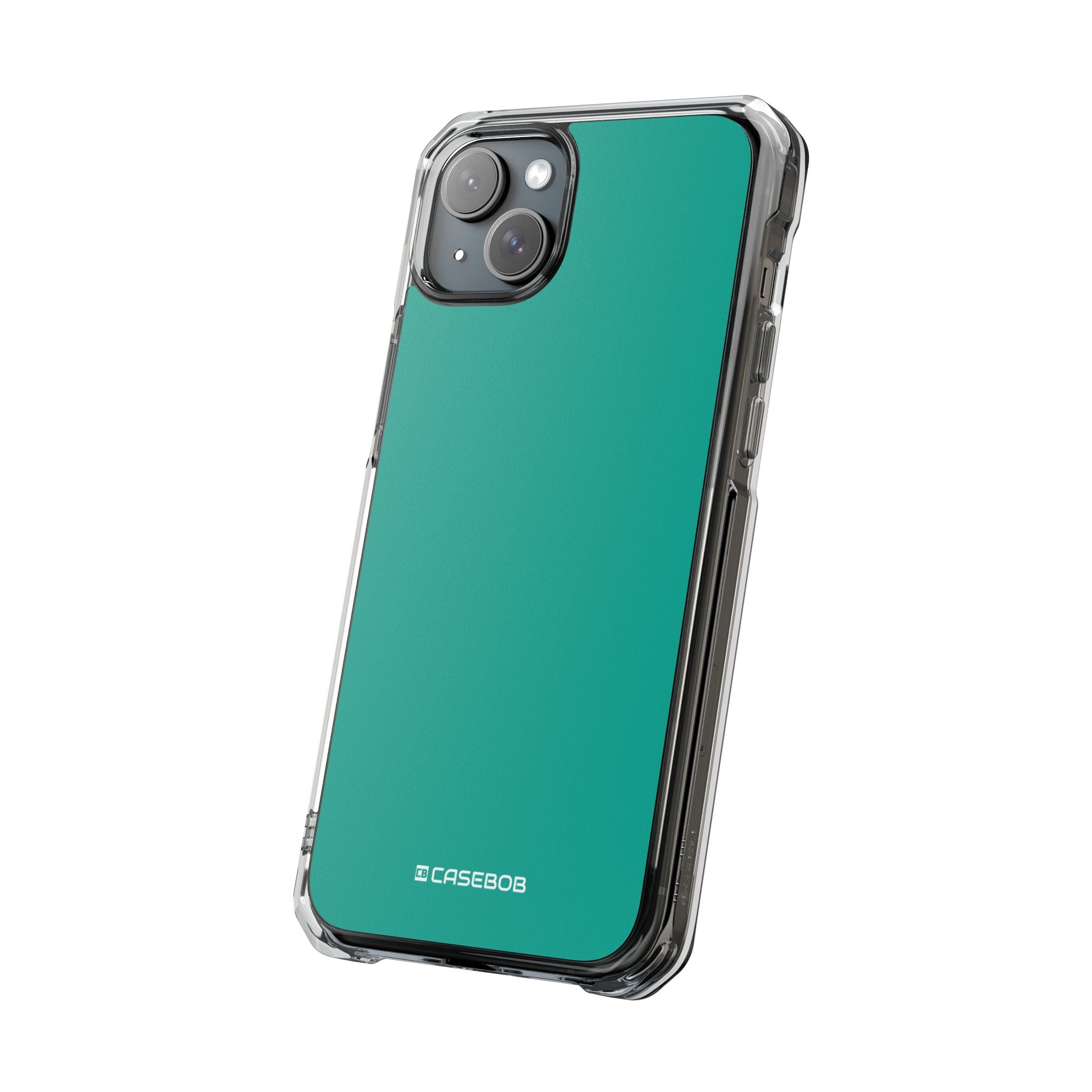 Persian Green - Clear Impact Case for iPhone