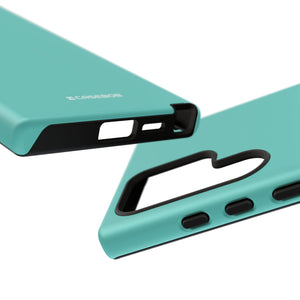 Teal Serenity: Minimalist Design - For Samsung S24