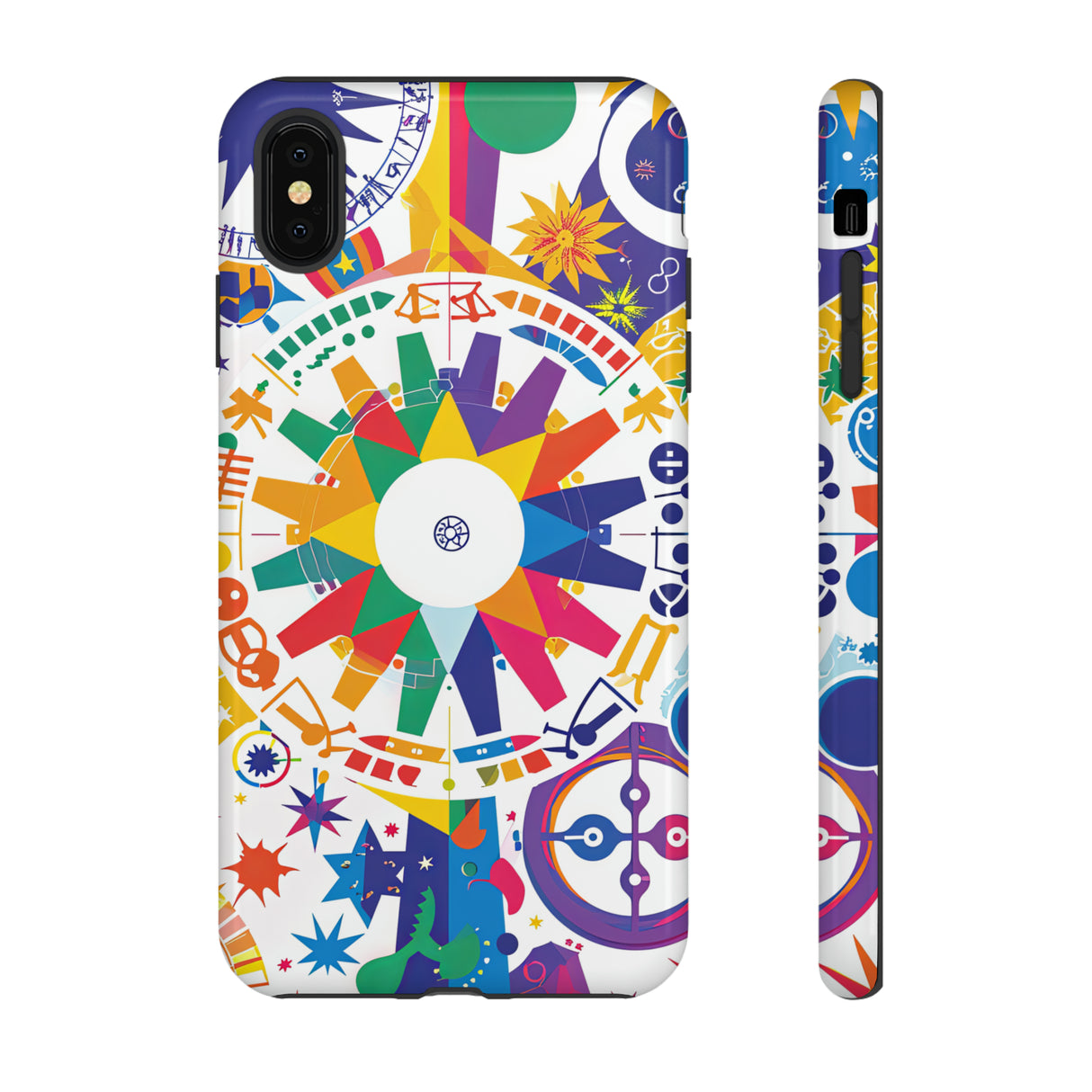 Celestial Horoscope Whirl - Protective Phone Case