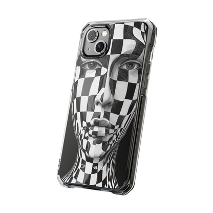Checkered Face iPhone 14 Plus Case - Impact