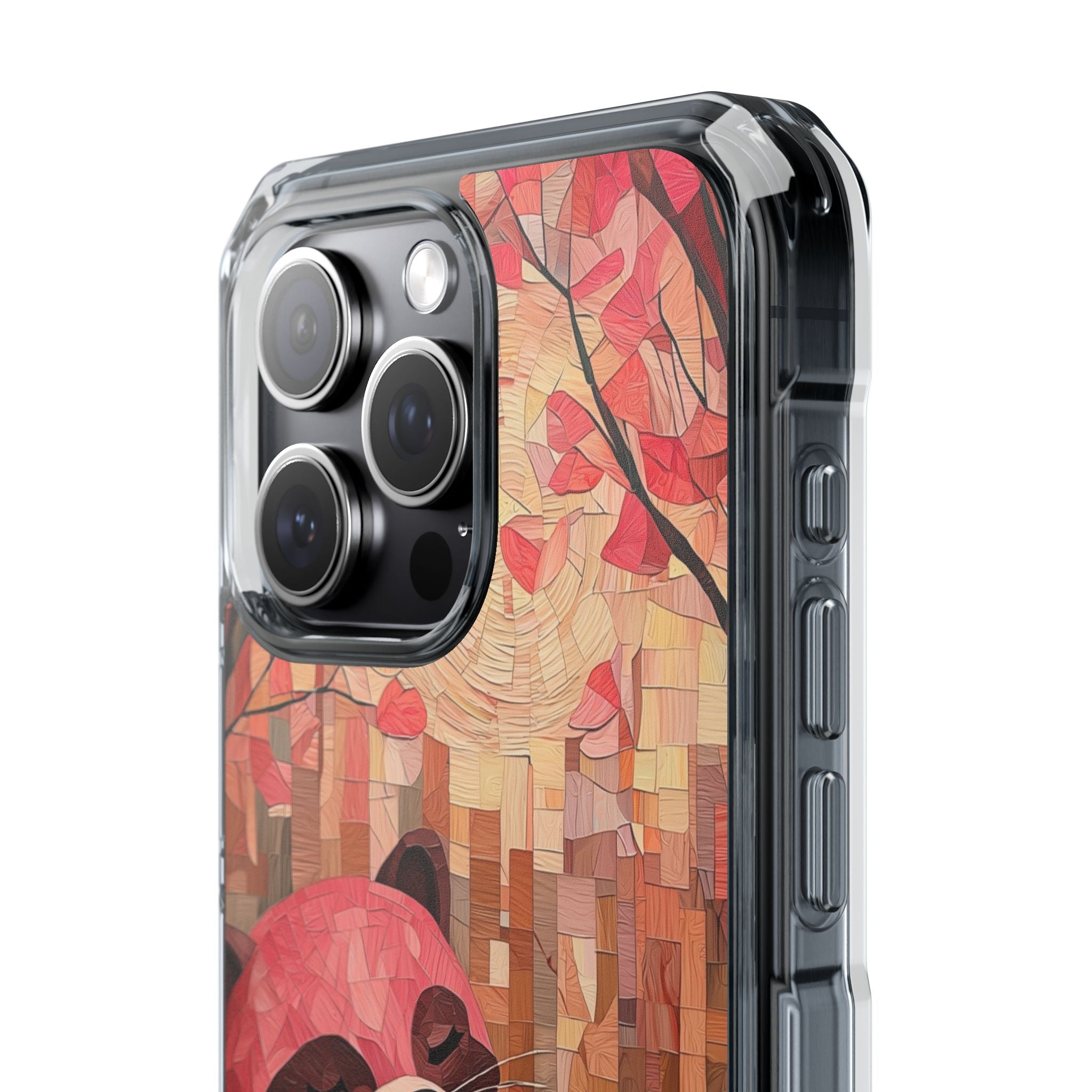 Raccoon Holds Donut iPhone Case - Impact