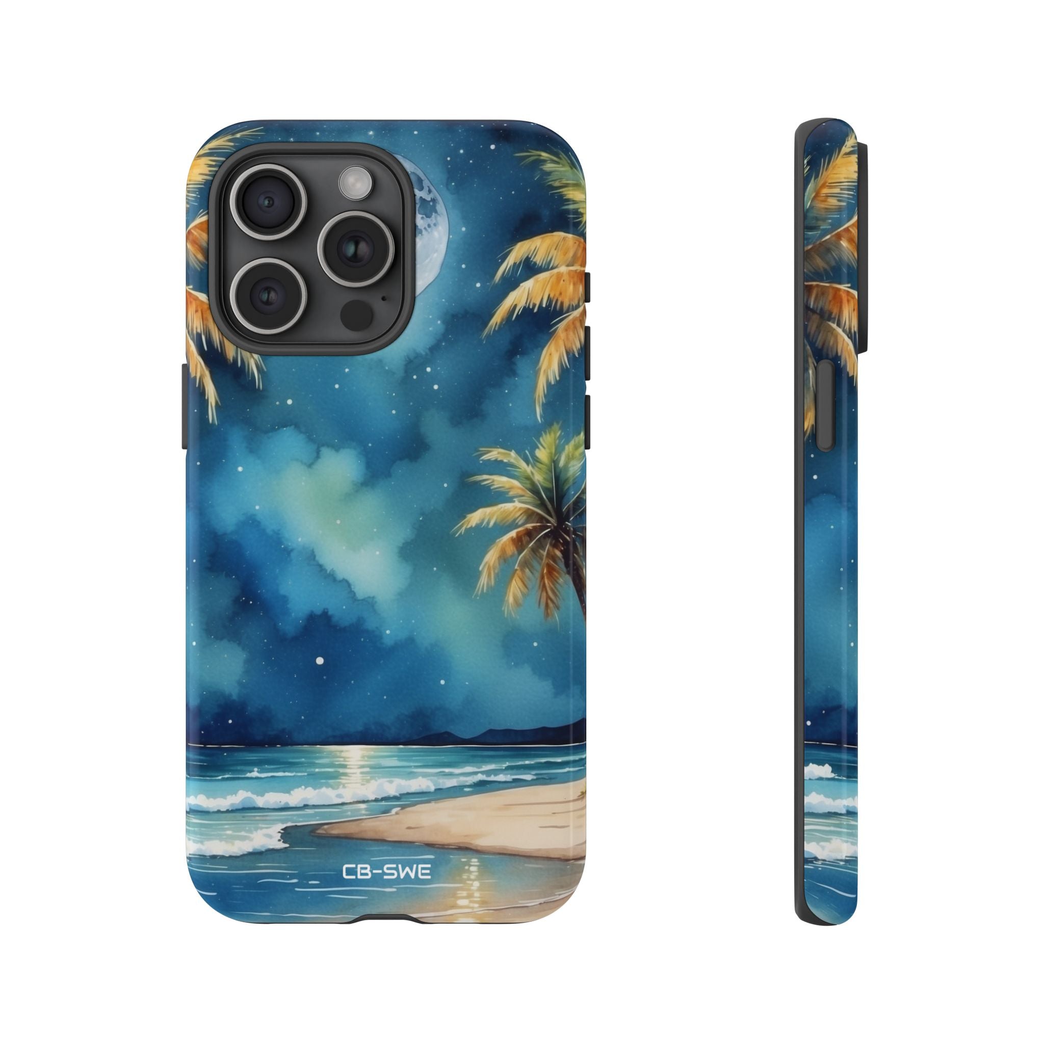 Moonlight Kisses Waves - iPhone Case