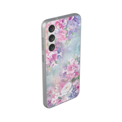 Dreamy Floral Watercolor - Flexi Samsung S23 Phone Case