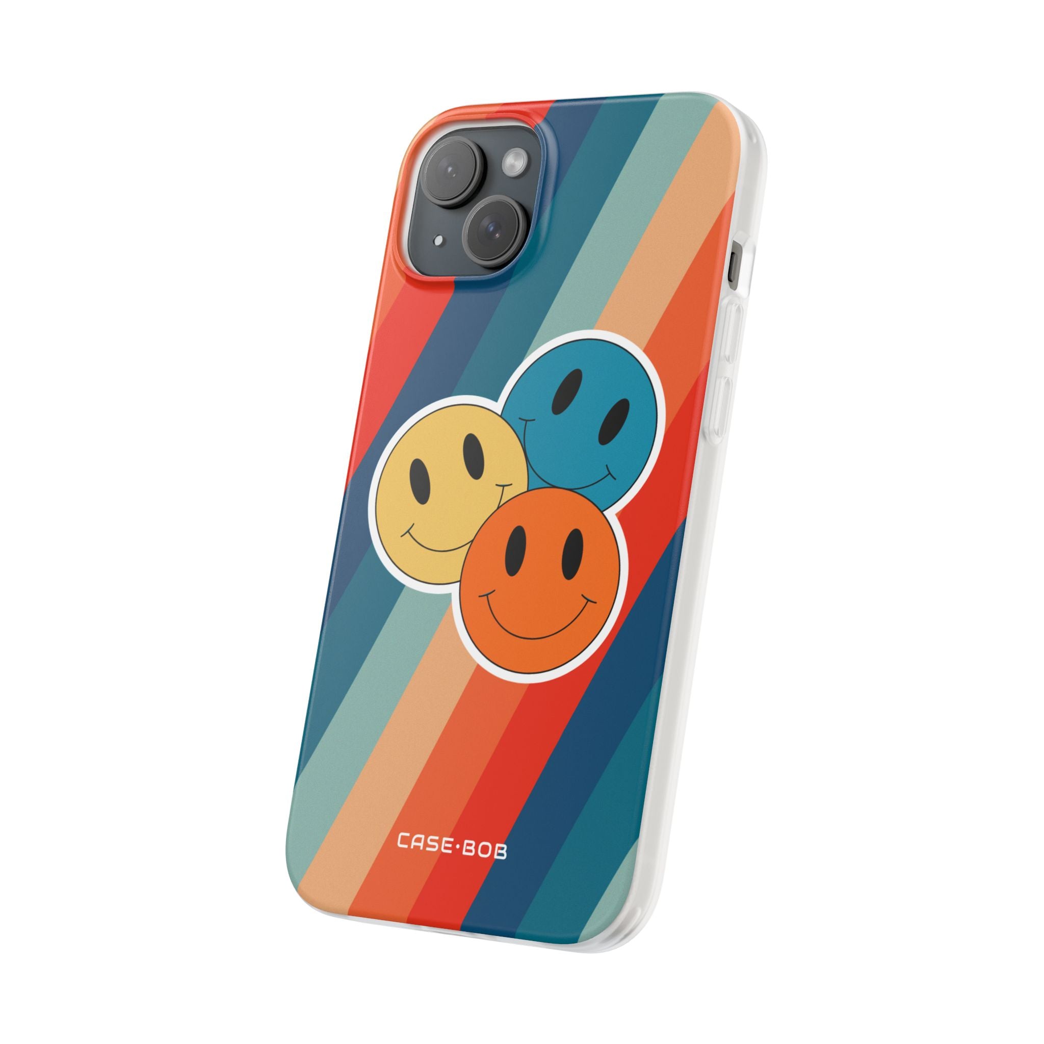 Triple Smile Breeze iPhone 15 Plus Case - Soft