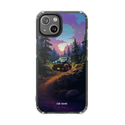 Sunset Forest Drive iPhone Case - Impact