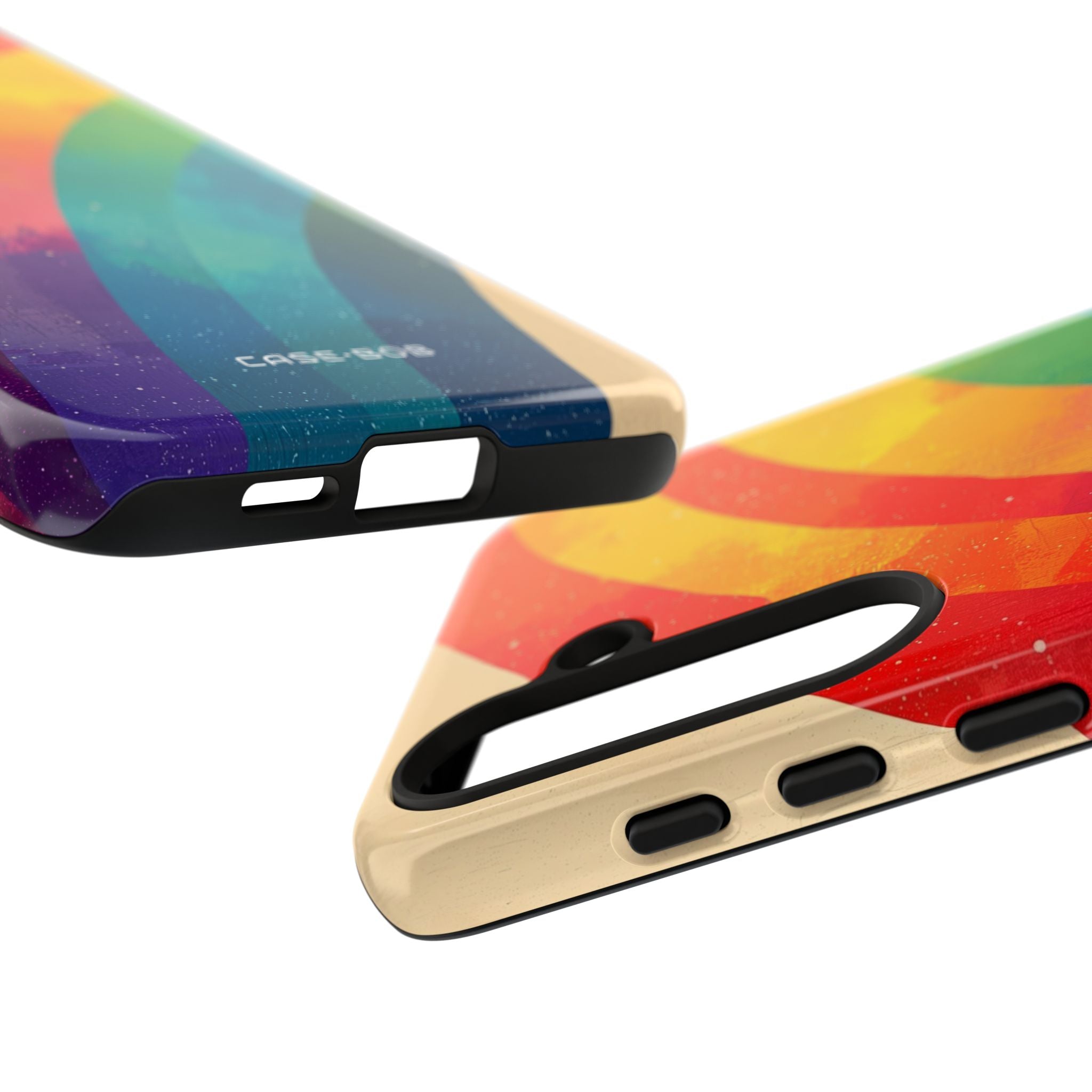 Textured Rainbow Arc Samsung S24 Plus Case - Tough
