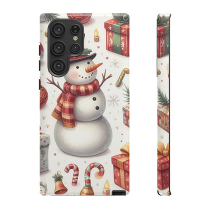 Snowman Wears Scarf - Samsung Case