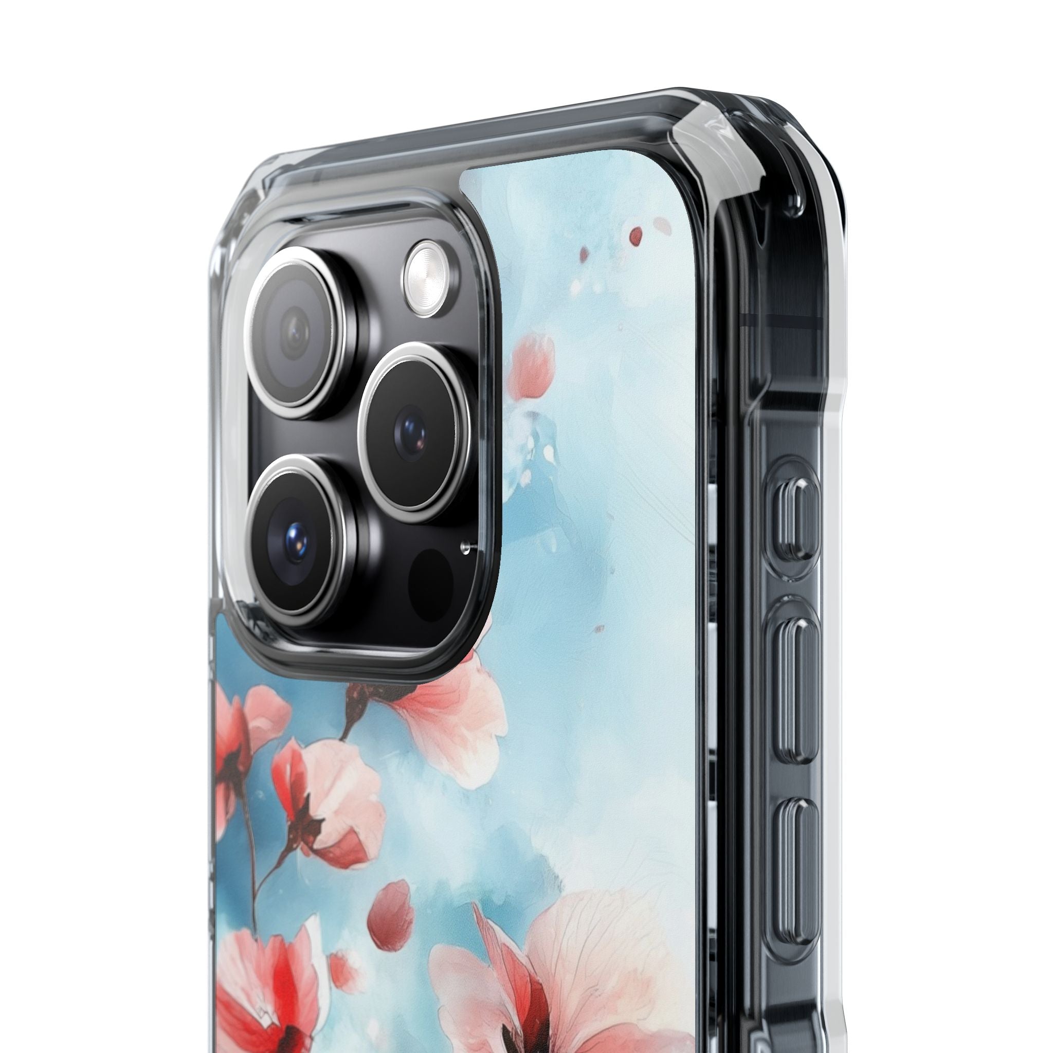 Pink Blossom Drift iPhone 15 Pro Case - Impact