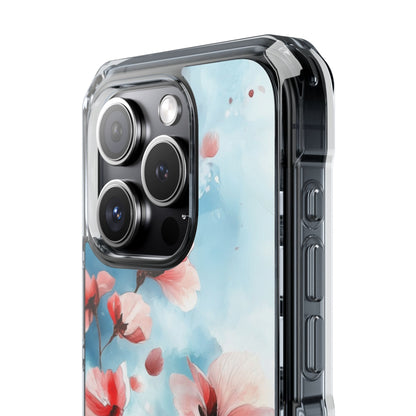 Pink Blossom Drift iPhone 15 Pro Case - Impact