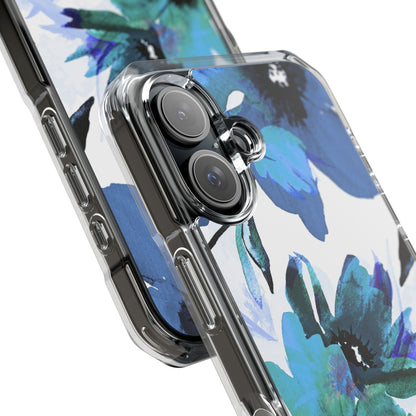 Blue Blossom Radiance iPhone 15 Case - Impact