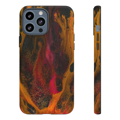 Bon Fire Ink Art iPhone Case (Protective) iPhone 13 Pro Max Matte Phone Case