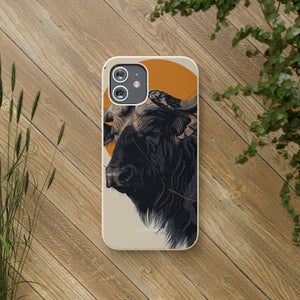 Majestic Buffalo Sun | Biodegradable Phone Case