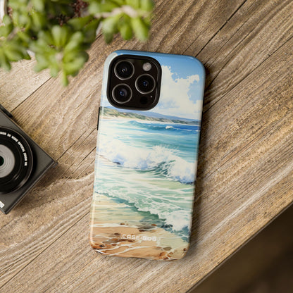 Foamy Wave Breeze iPhone 16 Pro Max Case - Tough