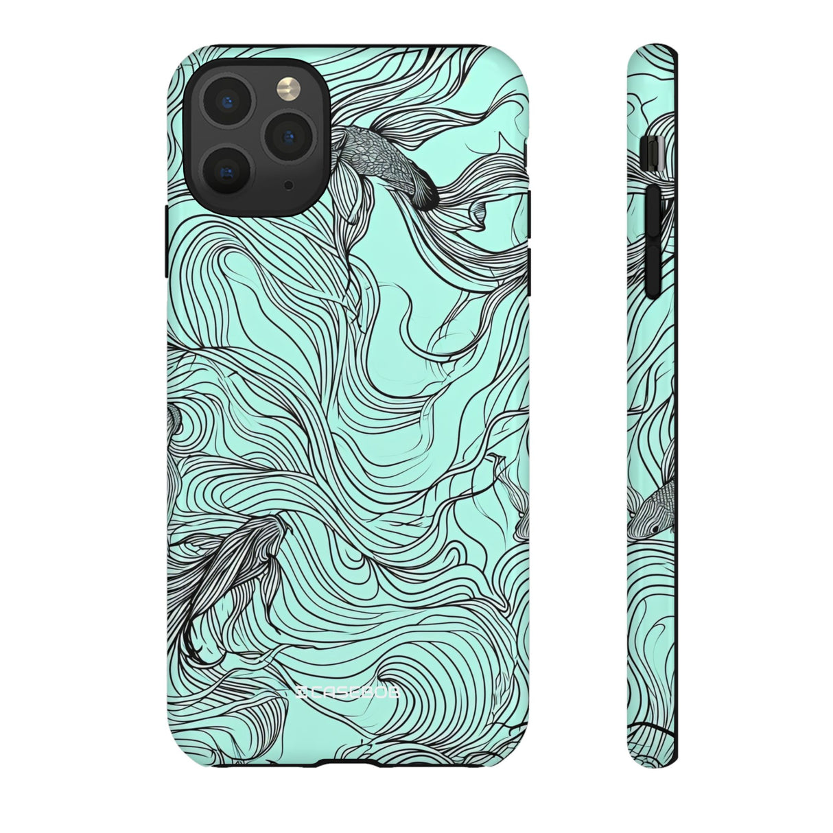 Aqua Serenity | Protective Phone Case for iPhone