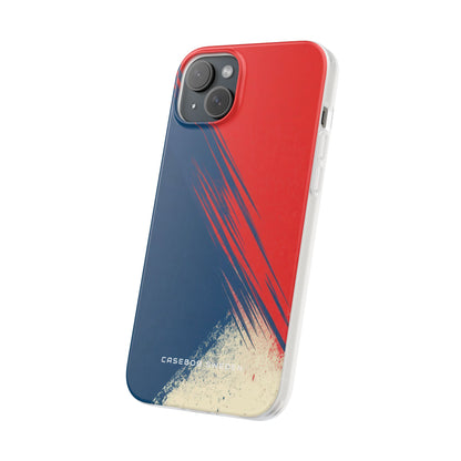 Vintage Brushstroke Harmony iPhone 15 - Flexi Phone Case