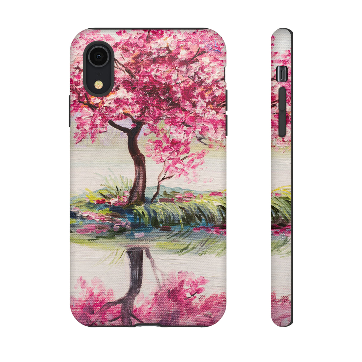 Oil painting - Oriental Cherry Tree - Protective Phone Case