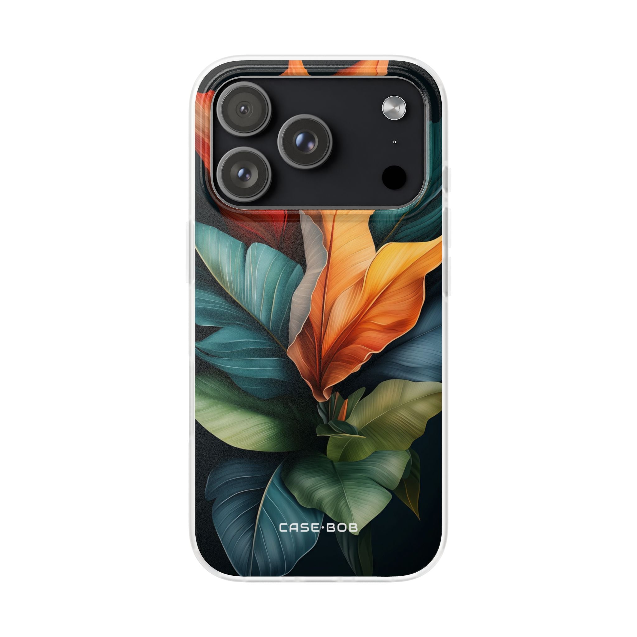 Tropical Leafburst iPhone 17 Pro Case - Soft