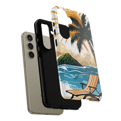 Sunny Palm Breeze Samsung S24 Case - Tough