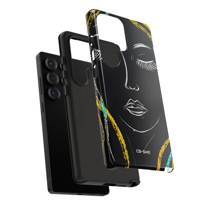 Vivid Minimalist Portrait - Samsung Case