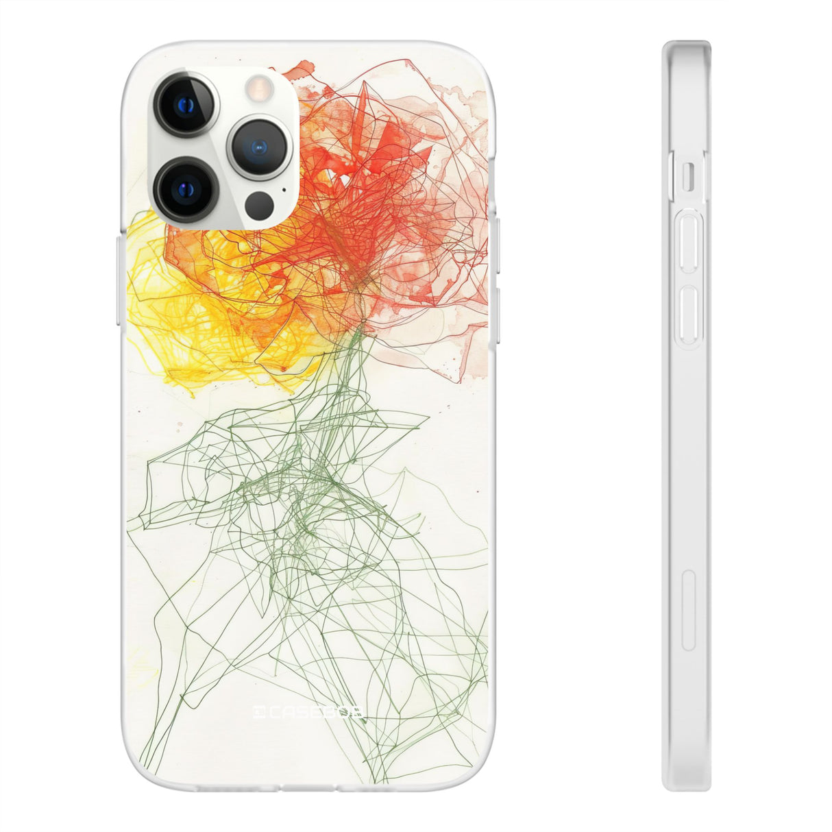 Fiery Blossom | Flexible Phone Case for iPhone