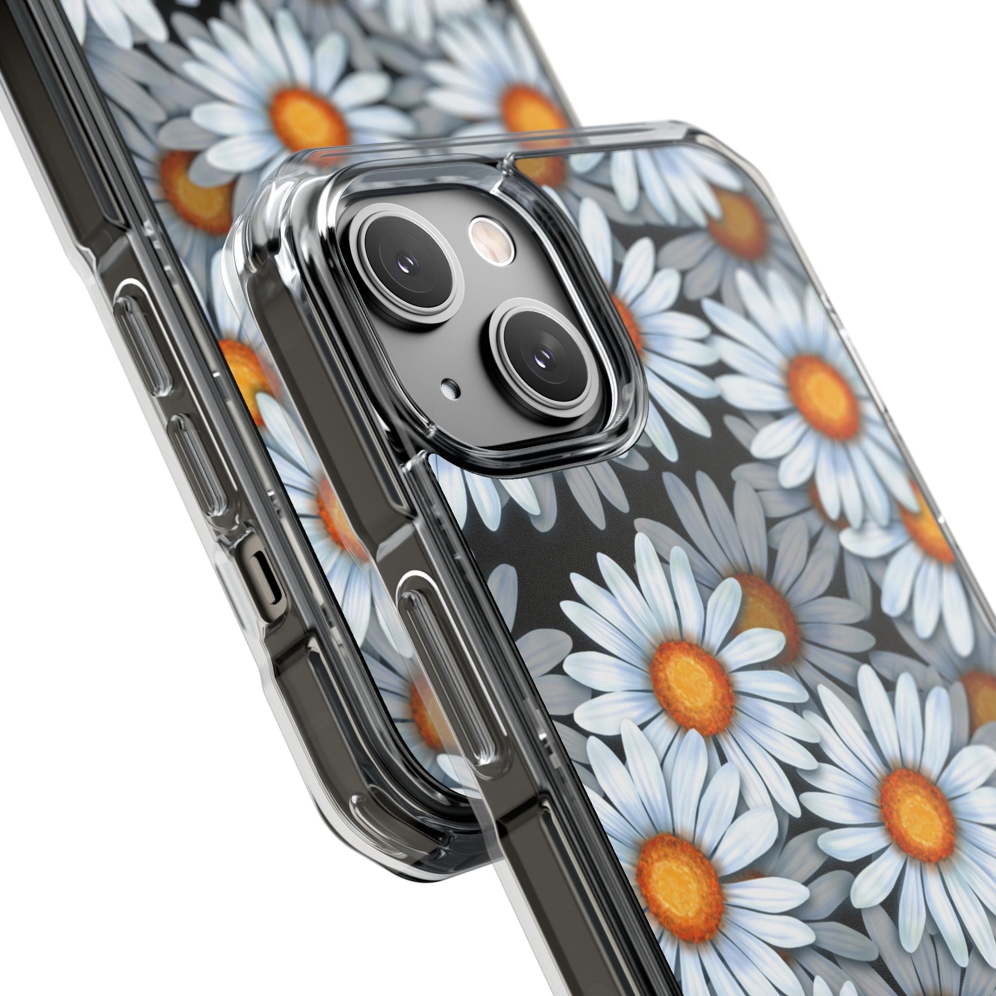 Daisies In Contrast iPhone Case - Impact
