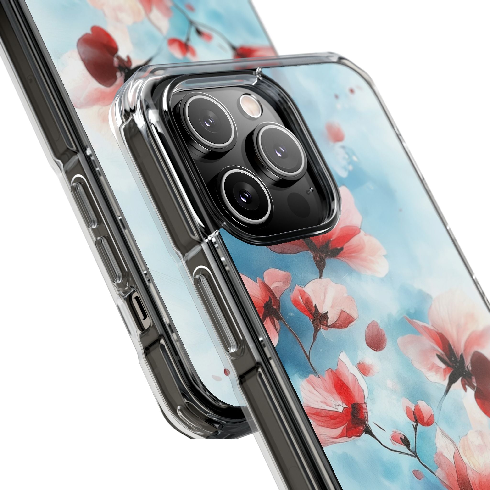 Pink Blossom Drift iPhone 14 Pro Max Case - Impact