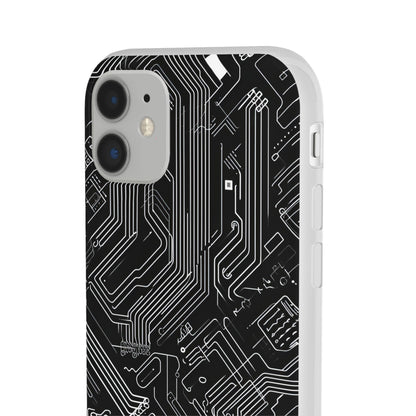 Cyber Circuitry Art | Flexible Phone Case for iPhone