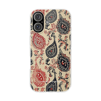 Vintage Paisley Elegance iPhone 16 - Flexi Phone Case